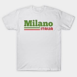 Milan, Italy // Retro Styled Italian Design T-Shirt